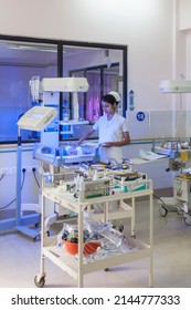 Unidentified Nurses In A Rural Hospital In Raxaul, Bihar State, India, Circa Nov. 2013