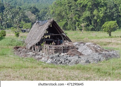 The Unidentified Precious Gem Mine Pit In Ratnapura, Sri Lanka