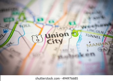 union city nj map