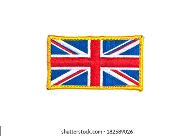 Union Jack Embroidered Badge