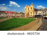 Union square in Timisoara, Romania