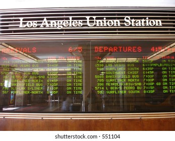 Union Station In Los Angeles