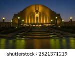 union terminal cincinnati ohio at night