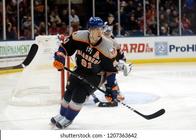 UNIONDALE, NEW YORK, UNITED STATES – March 9, 2013: NHL Hockey: John Tavares, Of The New York Islanders, During A Game Between The Islanders And Washington Capitals At Nassau Coliseum. 