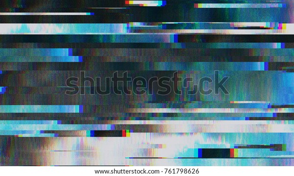 Unique Design Abstract Digital Pixel Noise Glitch\
Error Video Damage