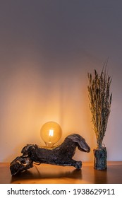 Unique Driftwood Lamp With Led Light Bulb 