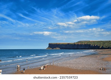 Unique landscape photo taken in Saltburn-by-the-Sea , England - Shutterstock ID 2357559723