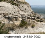 Unique Landscape in Theodore Roosevelt National Park in North Dakota