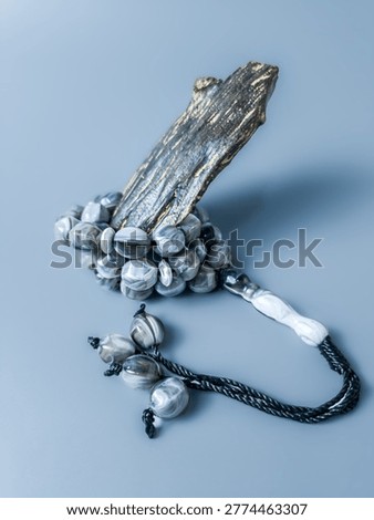 Unique Marbled Stone for Timeless Devotion