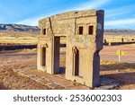 Unique Puerta del Sol,, Tiwanaku, Bolivia