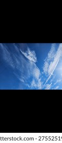 unique shape cloud on the blue sky
