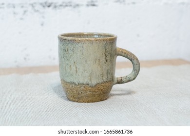 Unique Stoneware Cup, Teabowl In Hand