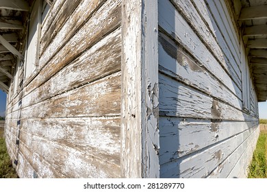 Unique view of a building corner