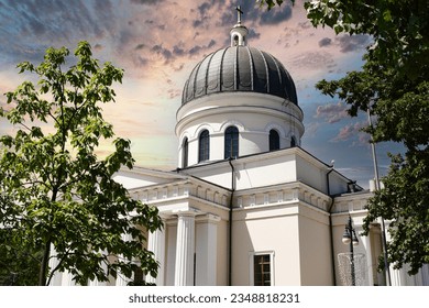 Unique view of church in Chisinau - Shutterstock ID 2348818231