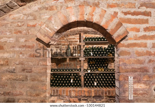 white wine cellar