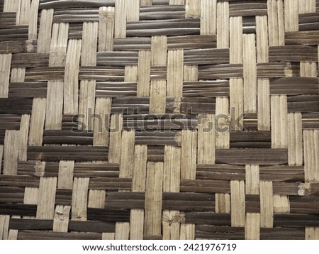 Unique woven bamboo walls. Natural and calm impression. Beautiful bamboo wall. Unique backdrop.