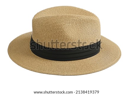 Unisex Womens Mens Wide Brim Straw Panama Hat Fedora Summer Beach Sun Hat Straw Hat for Women