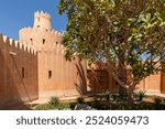 United Arab Emirates - Al Ain - Al Ain Palace Museum - Tower and Courtyard