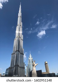 United Arab Emirates, Dubai - January 1 2020: NYE 2020 Celebrations With Emaar In Downtown, Just Next To Burj Khalifa.
