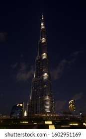 United Arab Emirates, Dubai - January 1 2020: NYE 2020 Celebrations With Emaar In Downtown, Just Next To Burj Khalifa.
