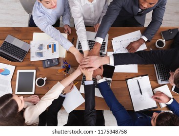 336,596 Teamwork hands office Images, Stock Photos & Vectors | Shutterstock