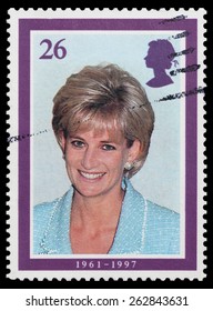 UNITED KINGDOM - CIRCA 1997: A Stamp Printed In The UK Shows Princess Diana, Circa 1997