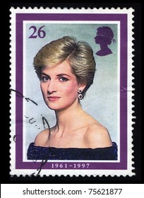 UNITED KINGDOM - CIRCA 1997: A Stamp Printed In The UK Shows Princess Diana, Circa 1997