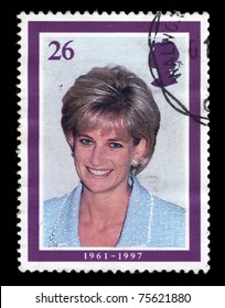 UNITED KINGDOM - CIRCA 1997: A Stamp Printed In The UK Shows Princess Diana, Circa 1997