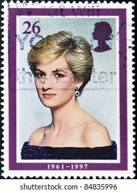 UNITED KINGDOM - CIRCA 1997: A Stamp Printed In The Great Britain Shows Princess Diana, Circa 1997