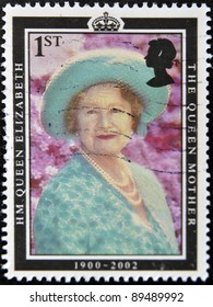 UNITED KINGDOM - CIRCA 2002: A Stamp Printed In Great Britain Shows Queen Elizabeth, The Queen Mother, Circa 2002