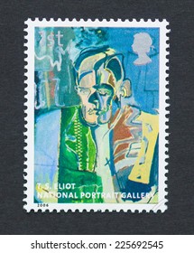 UNITED KINGDOM - CIRCA 2006: A Postage Stamp Printed In United Kingdom Showing An Image Of Sir T. S. Eliot, Circa 2006. 