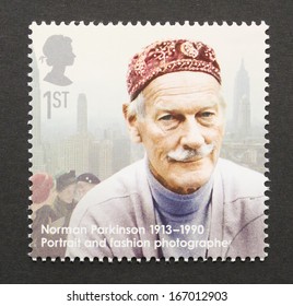 UNITED KINGDOM - CIRCA 2013: A Postage Stamp Printed In United Kingdom Showing An Image Of Photographer Norman Parkinson, Circa 2013. 