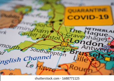 United Kingdom Coronavirus Covid-19 Quarantine Background