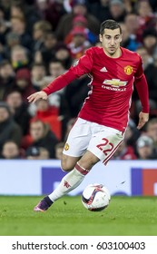 UNITED KINGDOM, MANCHESTER - November 24th 2016:  Henrikh Mkhitaryan During The UEFA Europa League Match Manchester United - Feyenoord