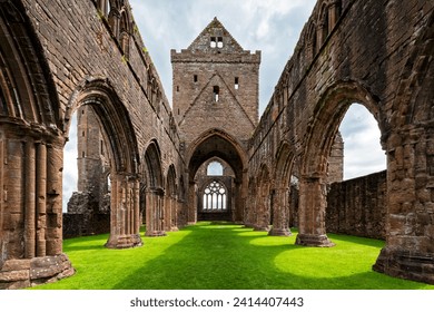 United kingdom- scotland- dumfries and galloway- sweetheart abbey