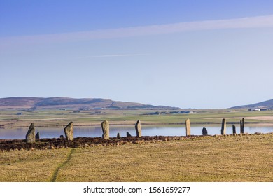 United Kingdom, Scotland, Orkney Islands, Mainland, Ring Of Brodgar, Heart Of Neolithic Orkney