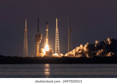 A United Launch Alliance’s Atlas V rocket supporting the USSF-51, a classified National Security Space Launch mission - Powered by Shutterstock