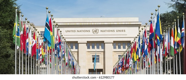 United Nations Building in Geneva Switzerland - Shutterstock ID 612980177