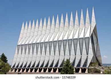 United States Air Force Academy Chapel In Colorado