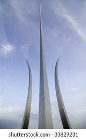 United States Air Force Memorial In Arlington, Virginia.