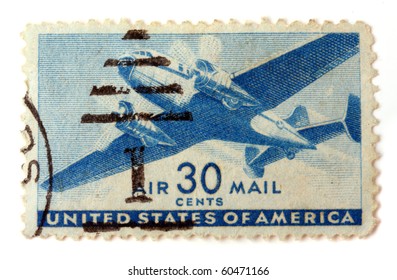 United States America Circa 1945 Stamp Stock Photo 60471166 