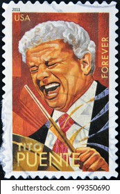 UNITED STATES OF AMERICA - CIRCA 2011: A Stamp Printed In USA Shows Tito Puente, Circa 2011