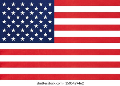 United states of America national fabric flag textile background. Symbol of international world American country. State official USA sign. - Shutterstock ID 1505429462