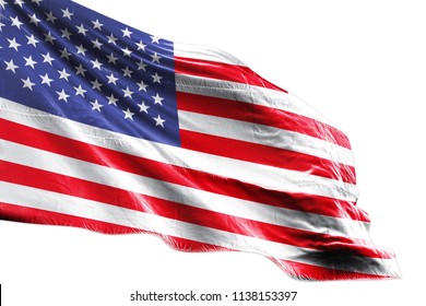 United States Of America (USA) Flag Waving Stock Image