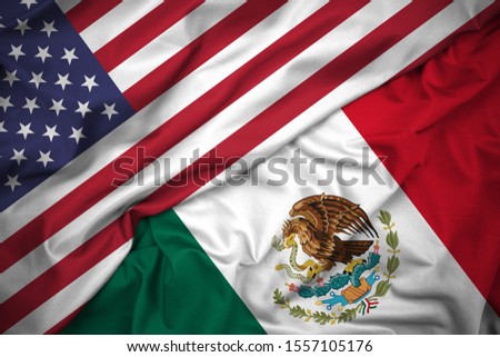 Similar – Image, Stock Photo Cross-border friendship