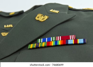 United States Army Awards On Dress Uniform