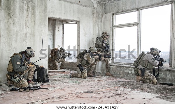 United\
States Army rangers during the military\
operation