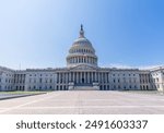 The United States Capitol building in Washington DC, USA.