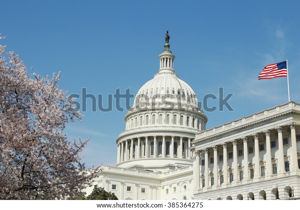 United States Capitol Rotunda. Senate
and Representatives government home in Washington
D.C.