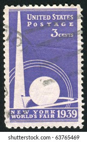 UNITED STATES - CIRCA 1939: Stamp Printed In United States, Shows Trylon And Perisphere, Circa 1939